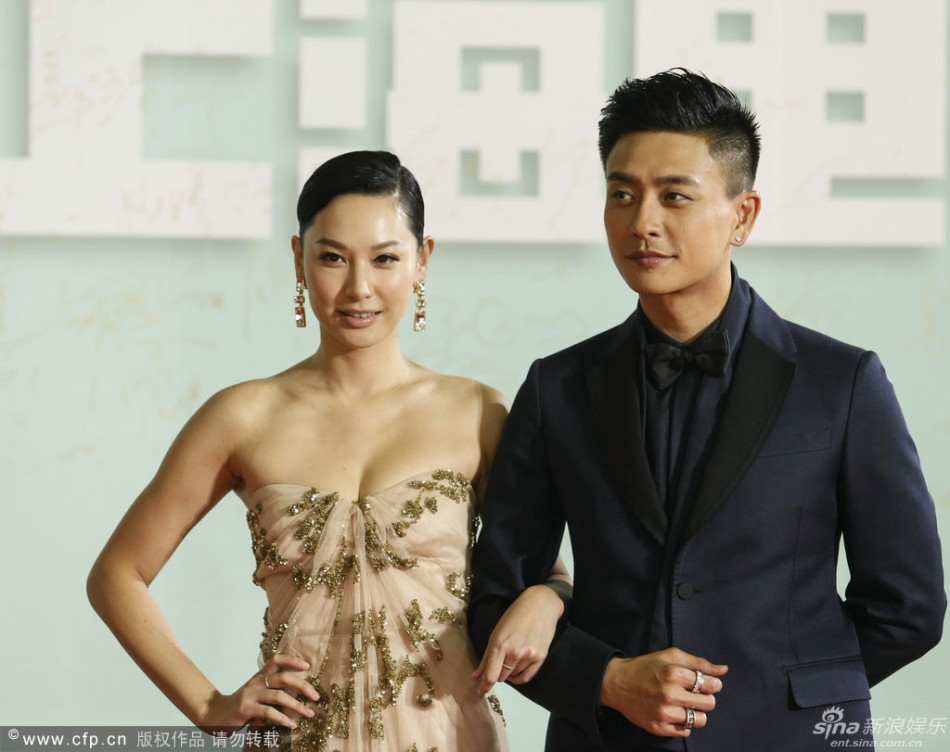 组图:徐子珊手挽黄宗泽 俊男搭美女养眼