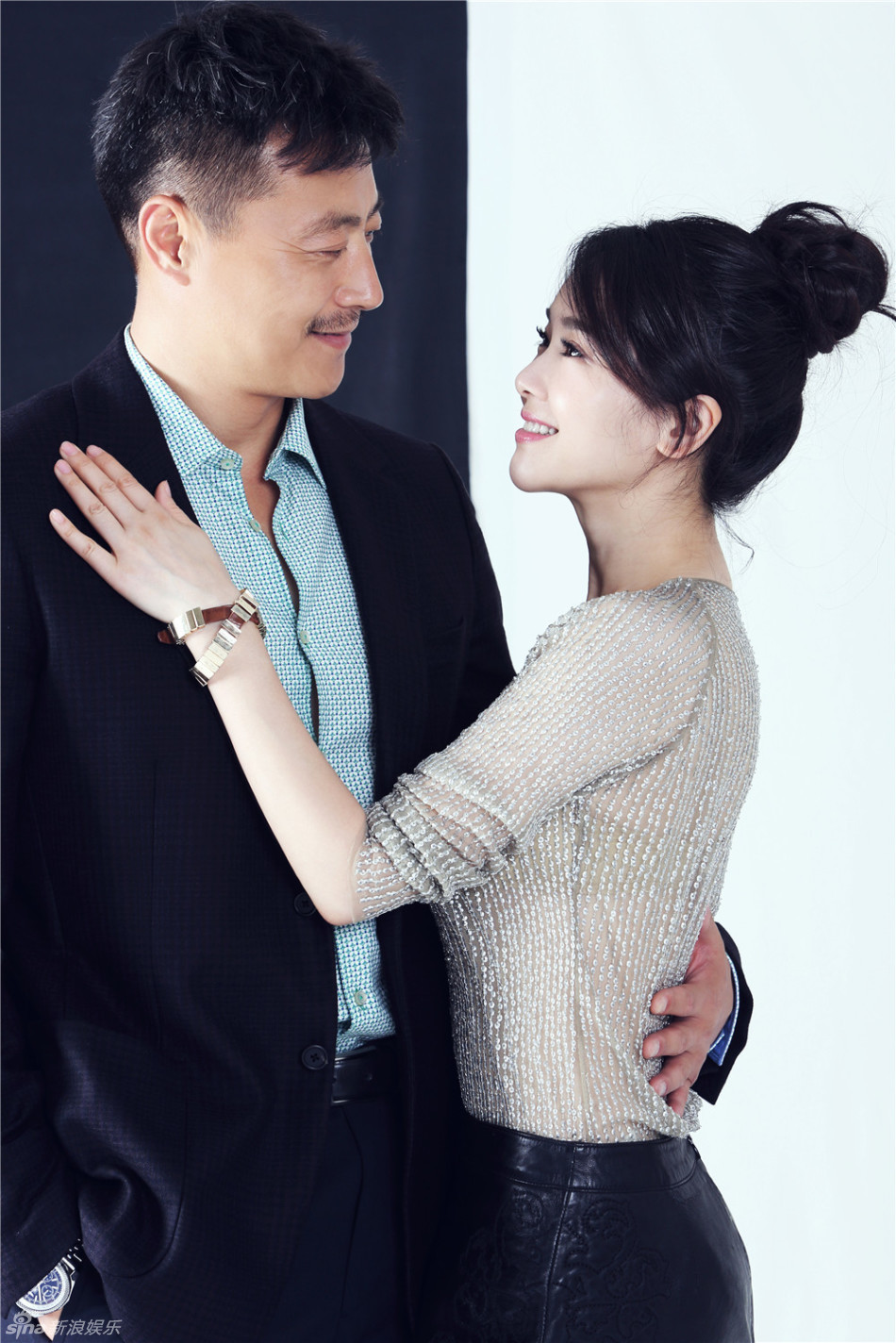 组图:左小青任程伟时尚大片刚柔并济_内地星闻_大众网