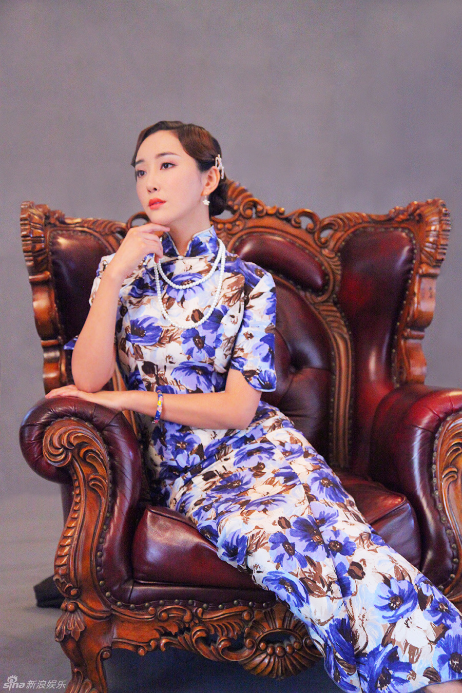 杜若溪《勇敢的心》曝旗袍剧照