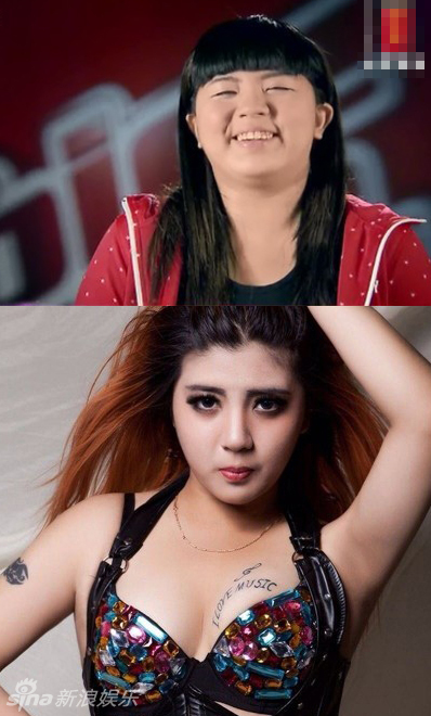 组图:好声音刘雅婷私房照 浓妆妖冶素颜清纯_高清图集