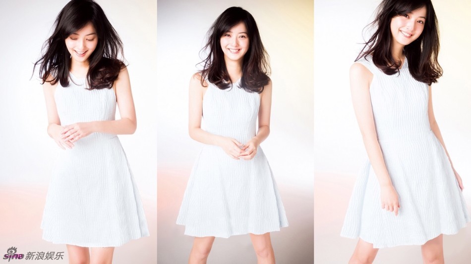 组图:日本最美女星佐佐木希白裙写真优雅迷人
