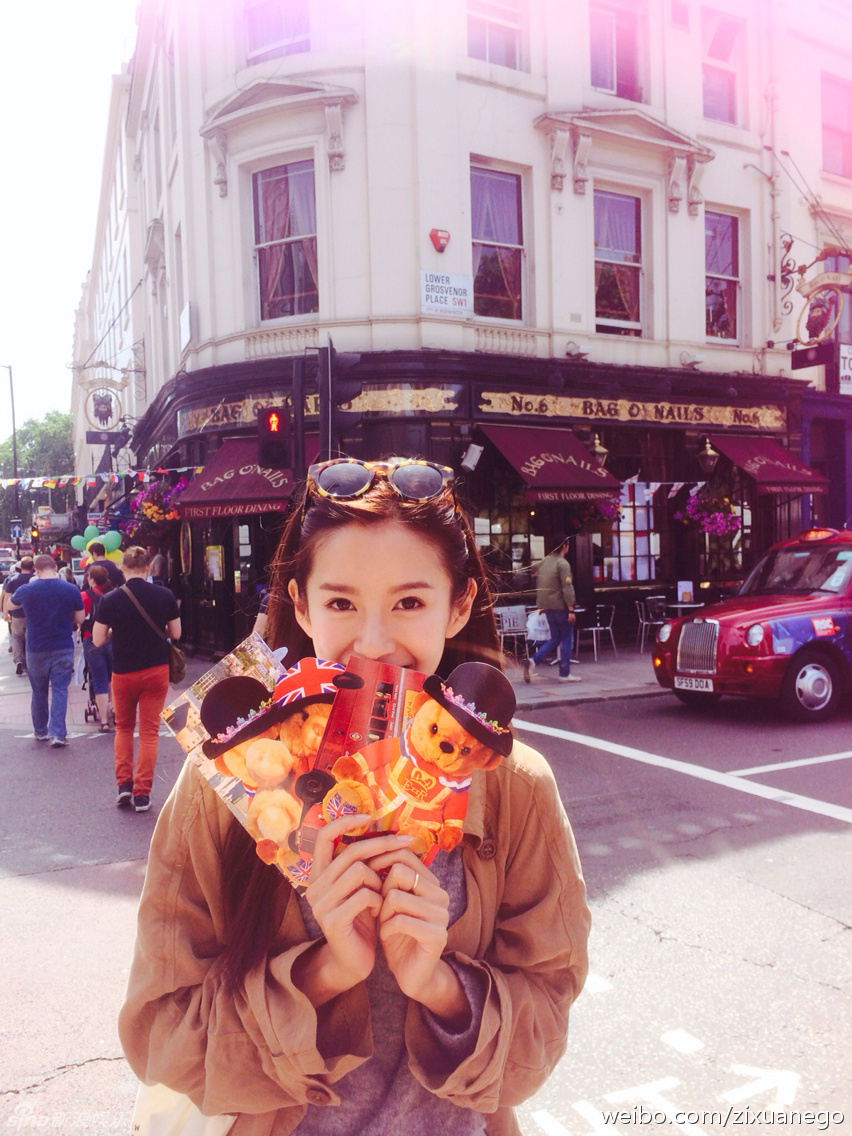 张子萱生活照清纯爱卖萌 常与老公秀恩爱