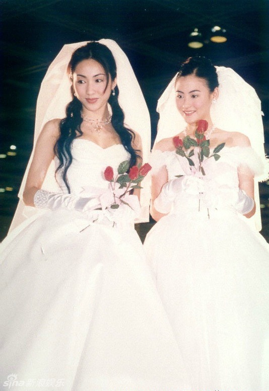 张柏芝婚纱照_谢霆锋张柏芝婚纱照