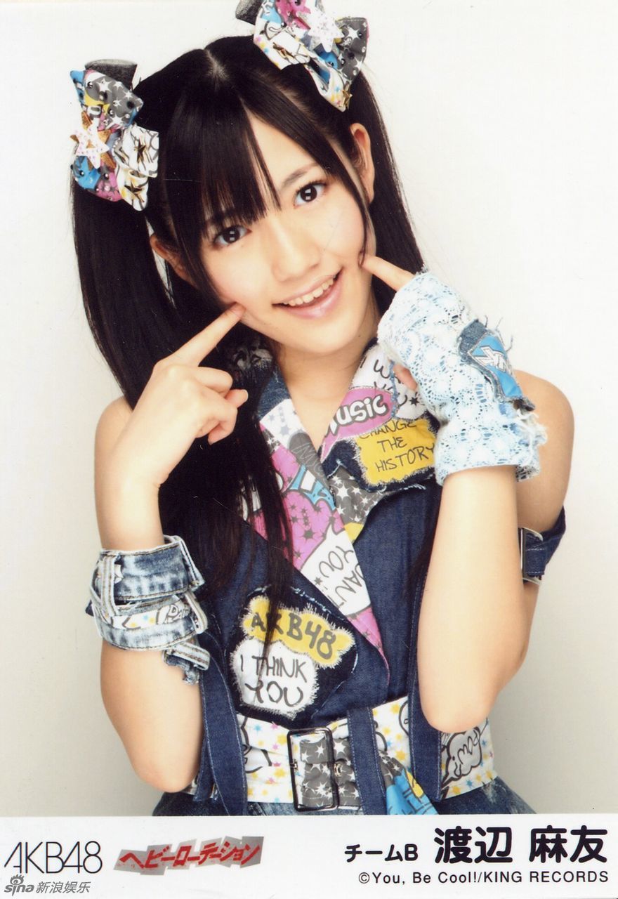 1 20 新浪娱乐讯 今天是akb48成员渡边麻友的21岁生日.