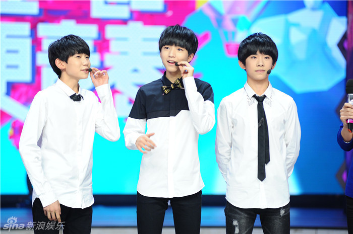 新浪娱乐讯 距离上一次录制《快乐大本营》时隔一年之后,tfboys再次携