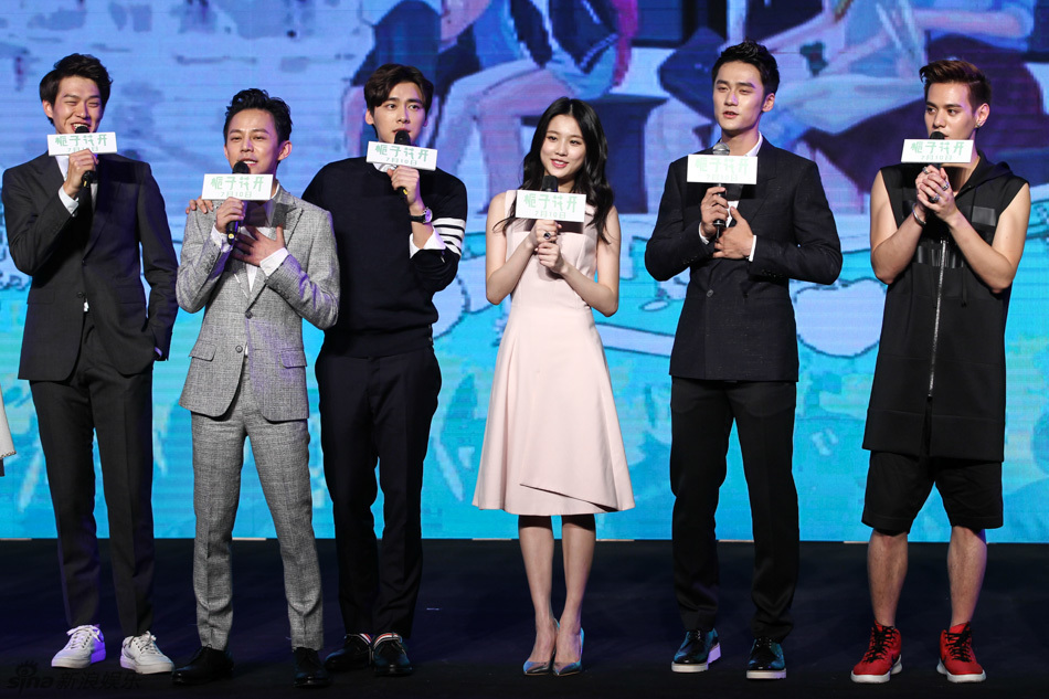 组图:《栀子花开》首映 何炅李易峰搞笑跳芭蕾_高清