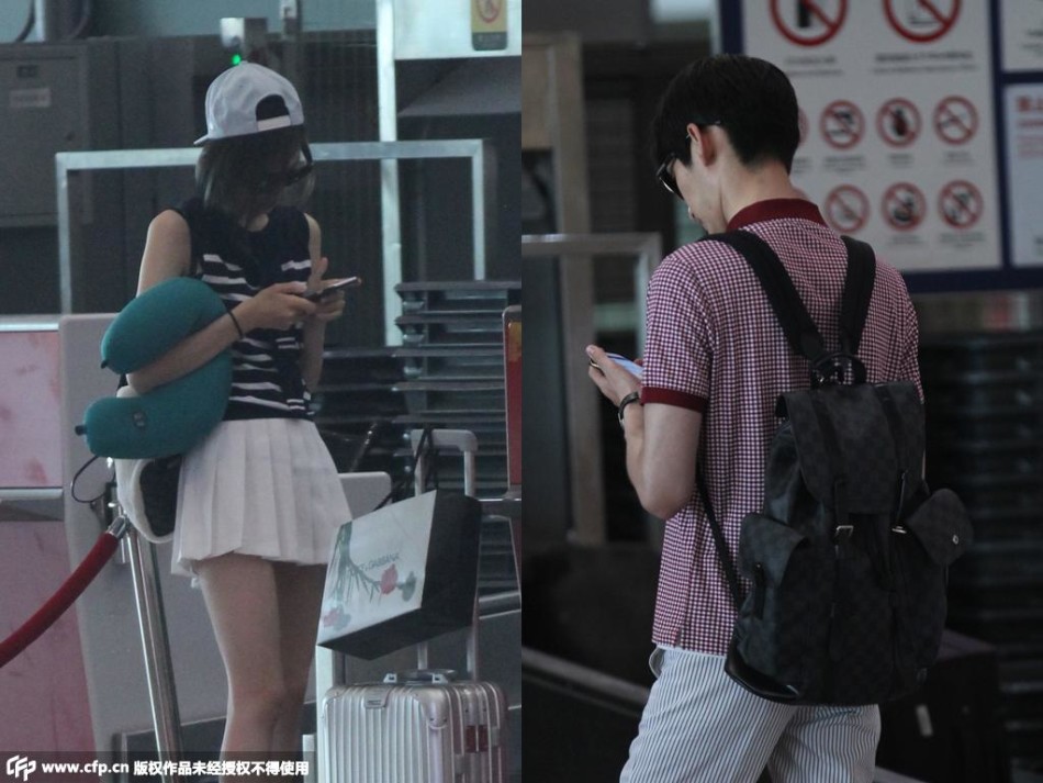 组图:娜扎节目获张翰力挺 相继抵机场隔空传情 - 娱乐明星 - 紫呜网 - www.ziwuwu.com