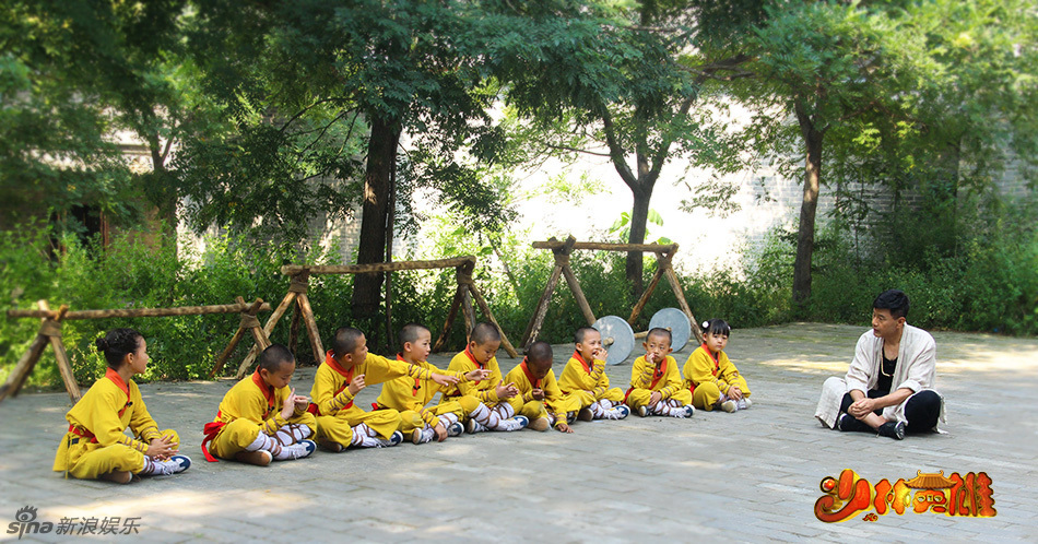 组图:《少林英雄》赵文卓于荣光成小和尚教练