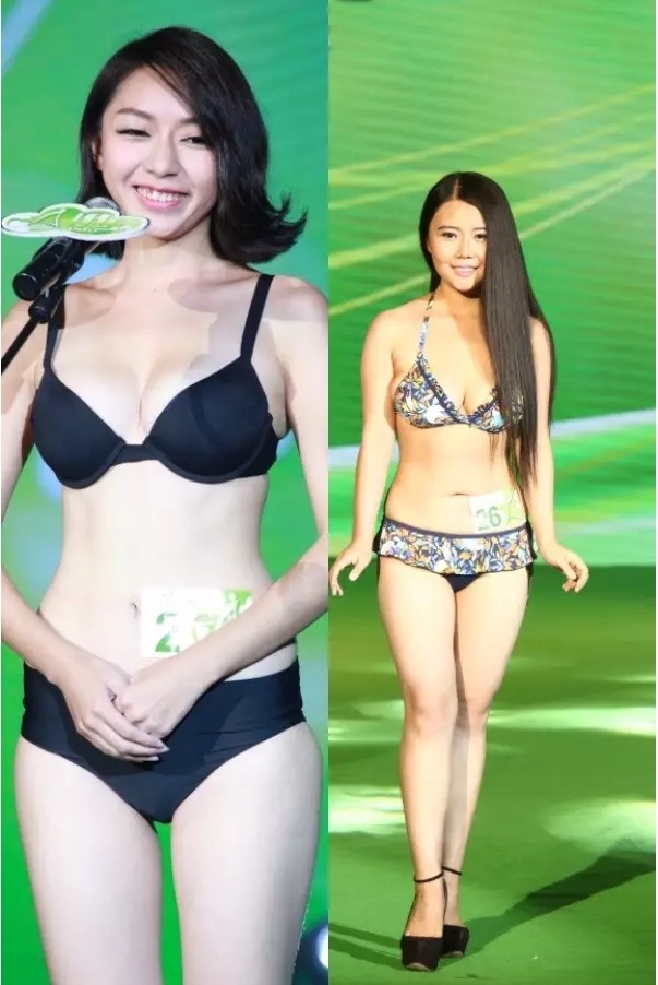 第二十七届ATV 2015亚洲小姐竞选深圳站海选 自选泳装示人