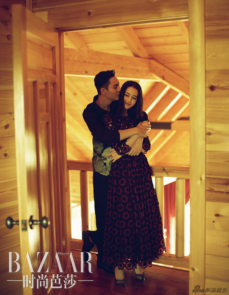 组图:迪丽热巴陈伟霆拍平面电影 再续荧幕情缘