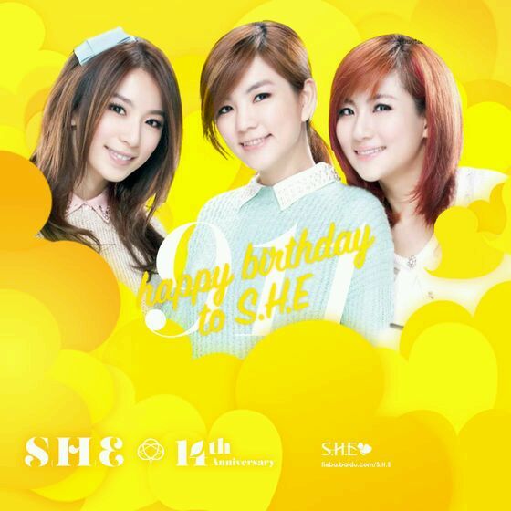 新浪娱乐讯 9月11日,台湾女子组合she出道14周年.