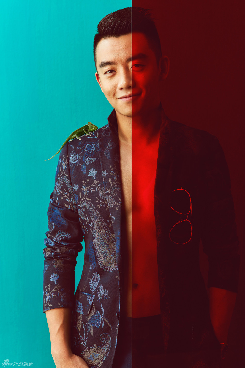 郑恺加盟芭莎公益星设计设计太阳眼镜