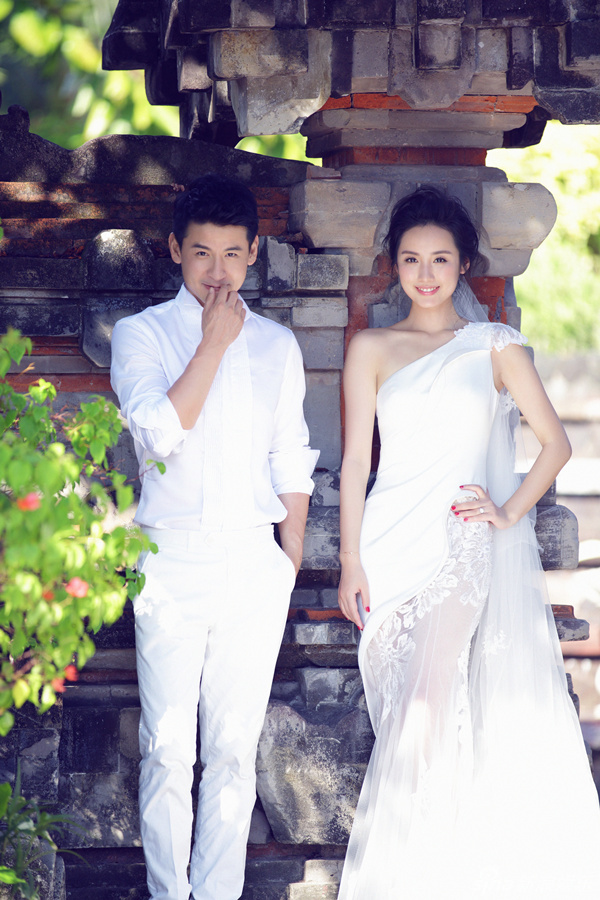  钱泳辰 吕一修成正果 大气唯美 婚纱照 曝光_娱乐