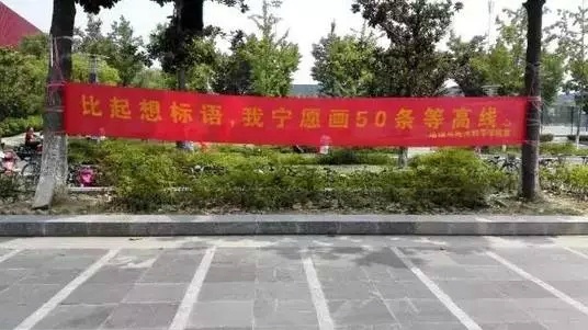 组图:南京大学迎开学摆横幅 脑洞清奇超搞笑_高清图集
