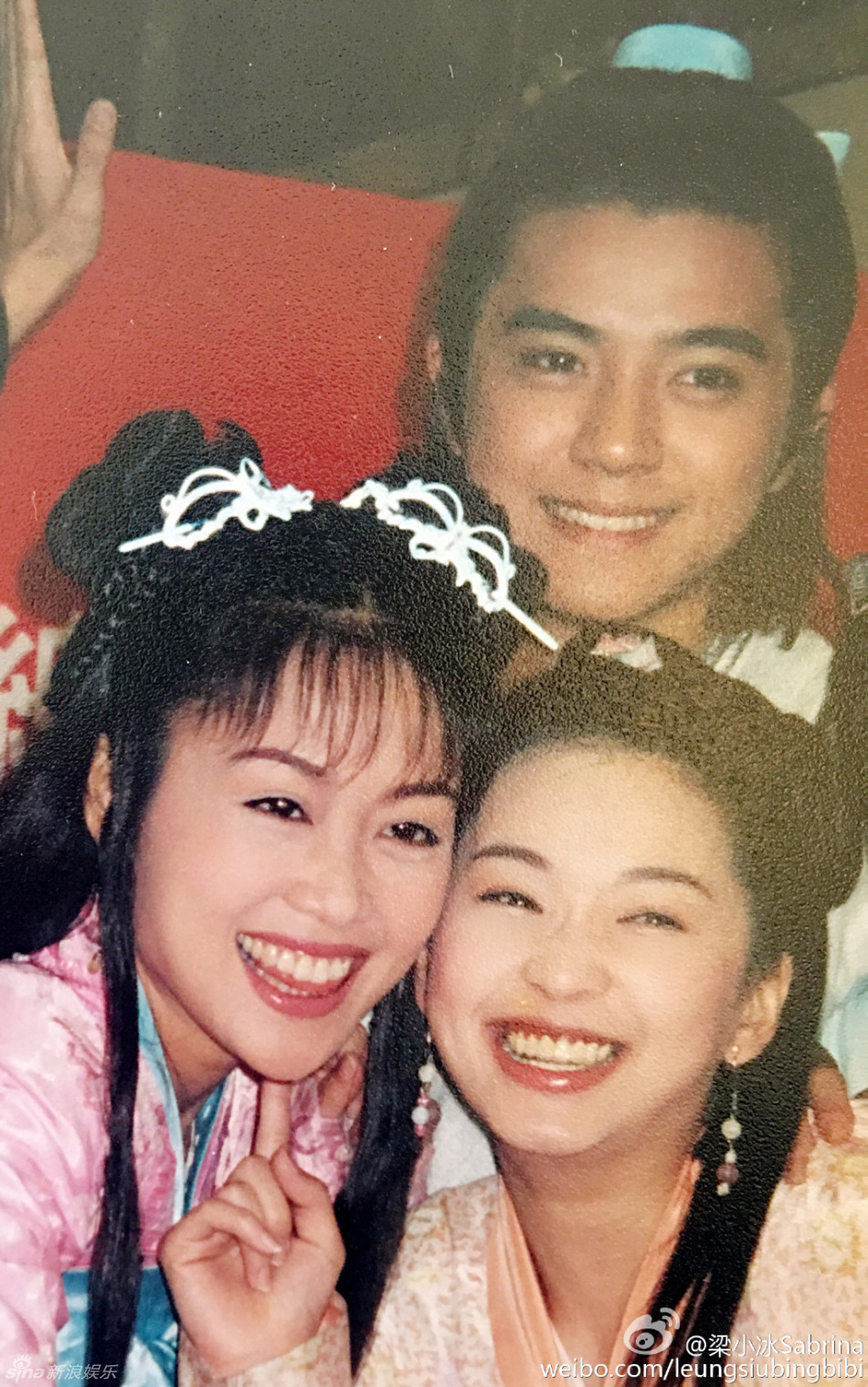 梁小冰晒《少年梁祝》绝密照