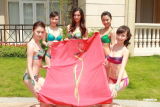 2011中华小姐泳装外景拍摄