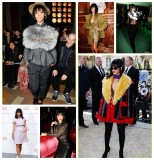 蕾哈娜巴黎时装周造型盘点