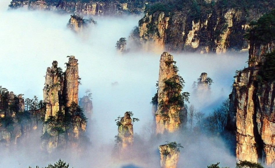 没有雾霾的中国好风景