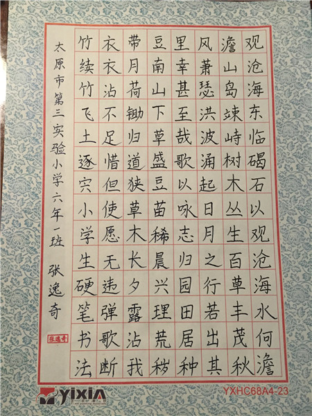 首届全国中小学师生书法大赛作品展示(四)
