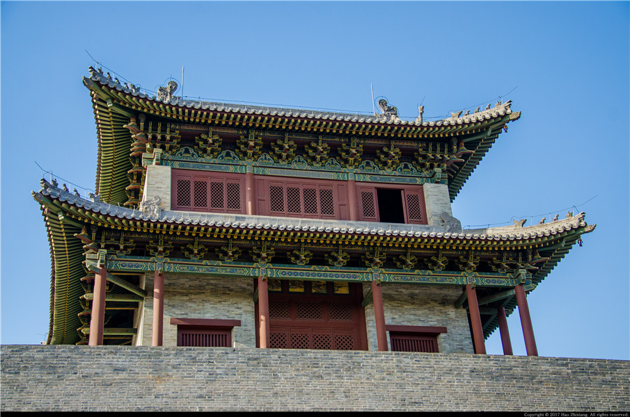 复建中的明太原县城