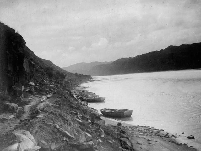 黄河岸边。山西，1909年。