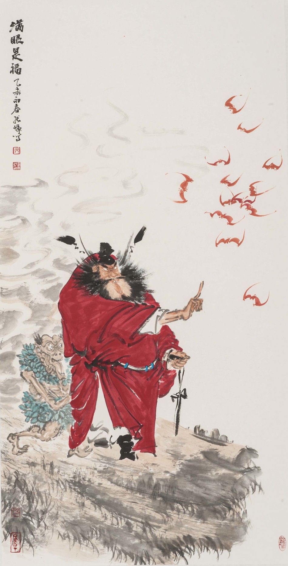 写意人物画家张辉作品赏析 ——清风入怀