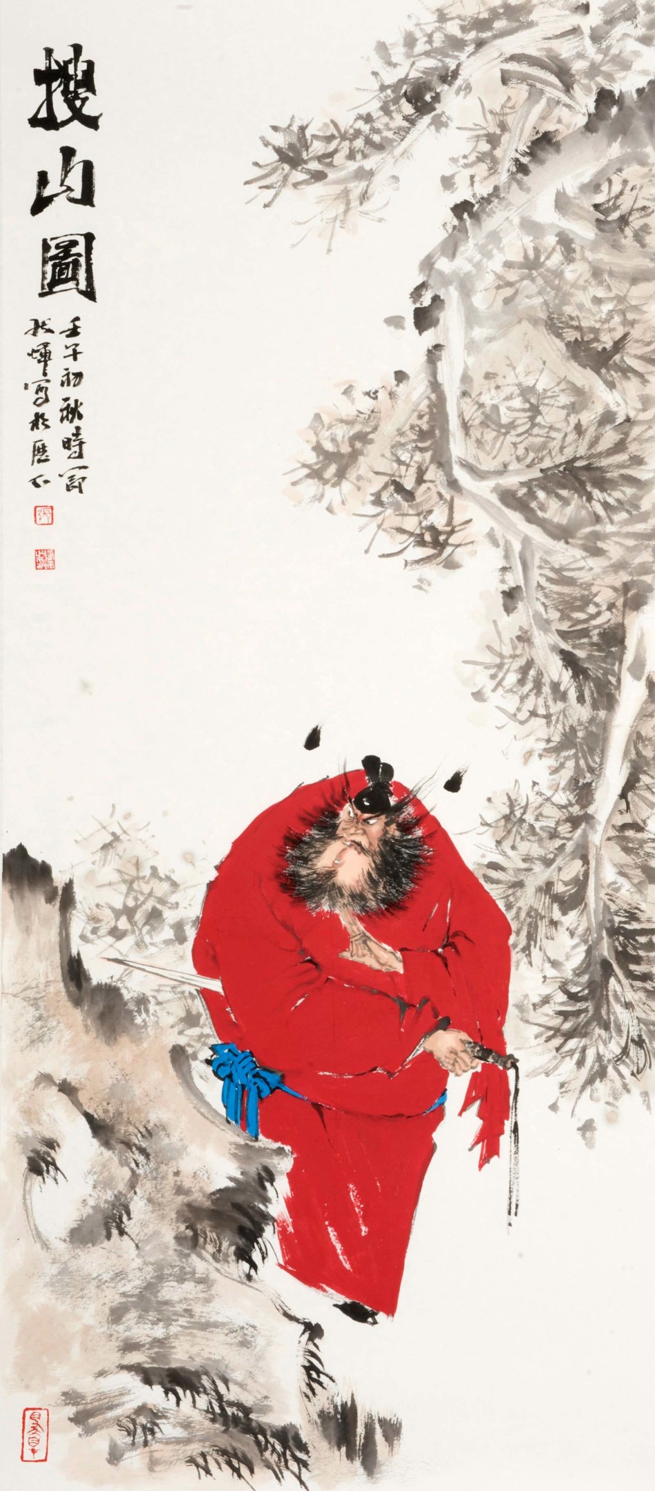 写意人物画家张辉作品赏析 ——听松