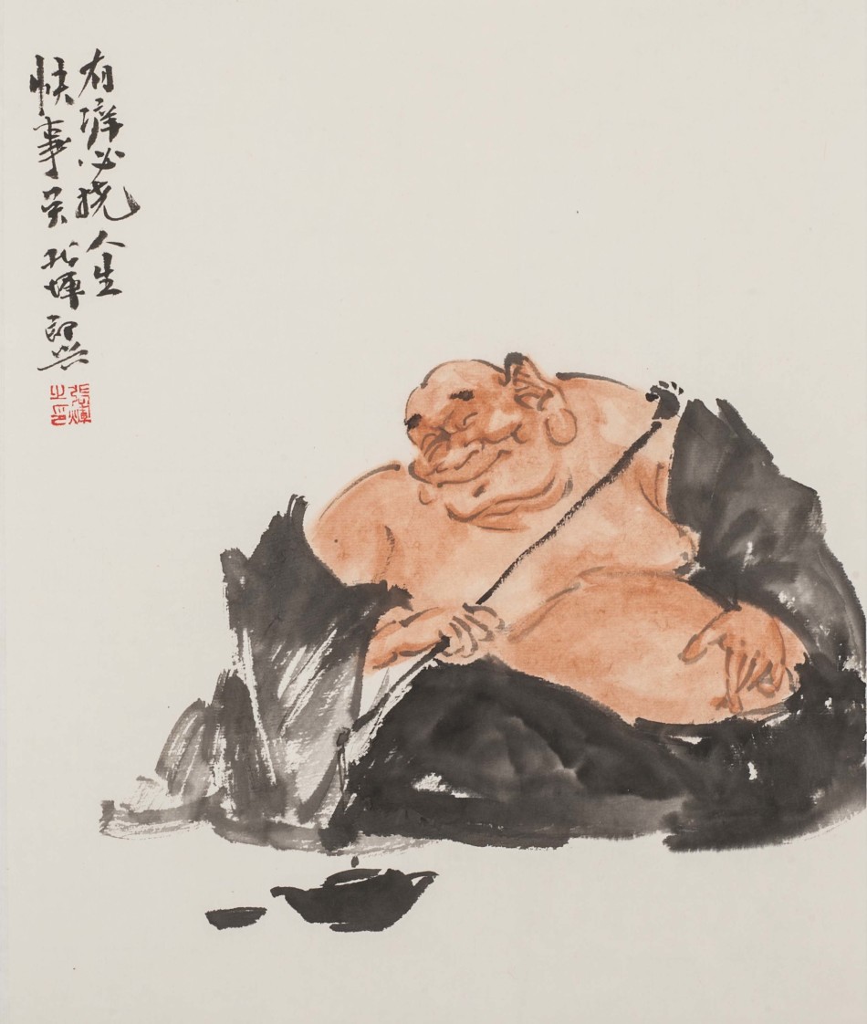 写意人物画家张辉作品赏析 ——有痒必挠