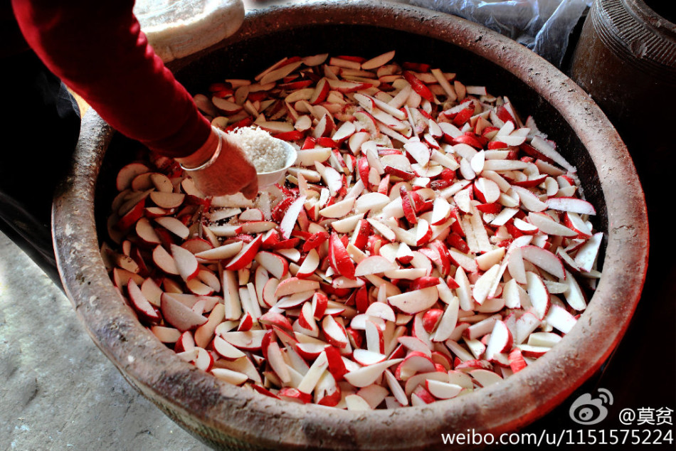 白萝卜咸菜 香菜咸菜的腌制方法图 萝卜咸菜的