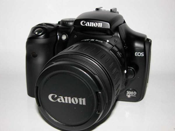 佳能eos 300d 相机外观
