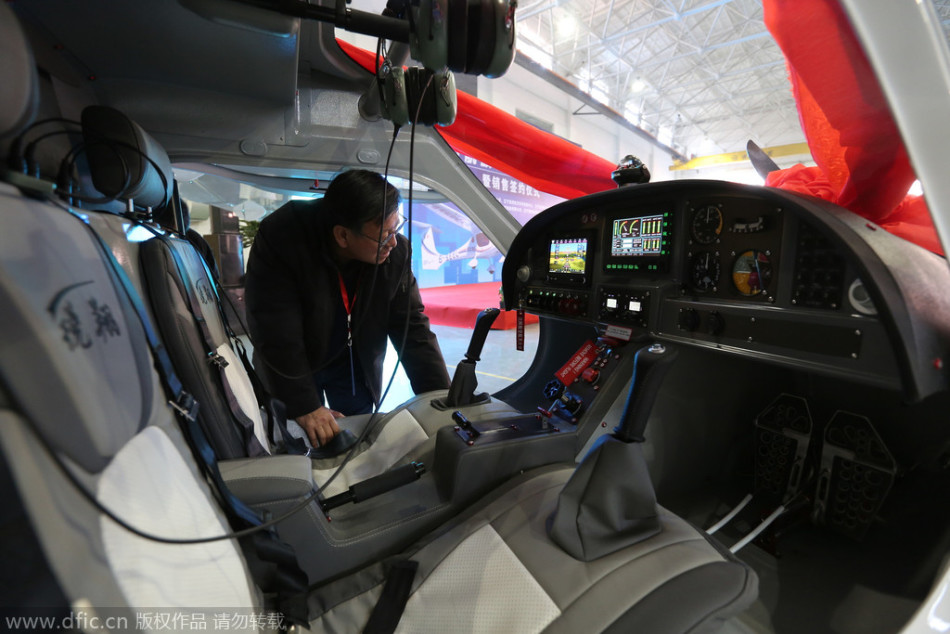 中国首款电动轻型运动飞机通审开售:售价99.8