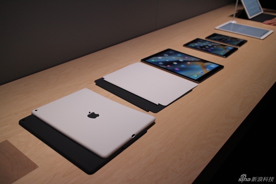 苹果在此次发布上推出了大屏版的iPad，命名为iPad Pro。屏幕尺寸为12.9英寸，是目前最大尺寸的iOS设备。