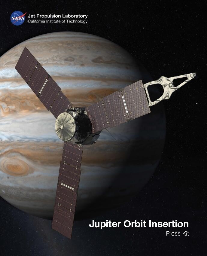 “朱诺”号探测器进入木星轨道