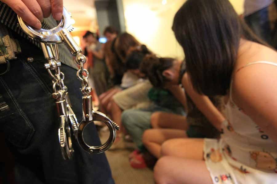 盘点近年来各地扫黄现场