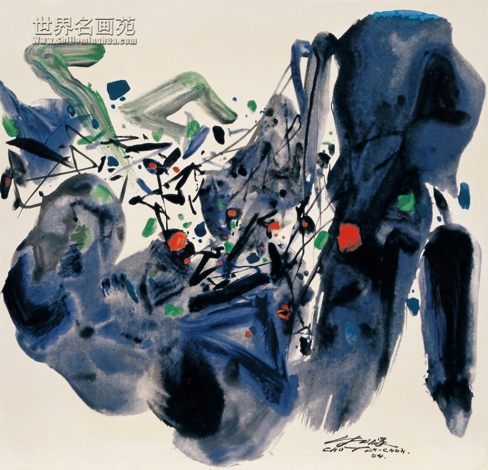 著名画家朱德群逝世 油画和水墨艺术作品赏析