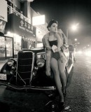 上世纪的车模老照片