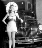 上世纪的车模老照片