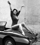 上世纪的车模老照片