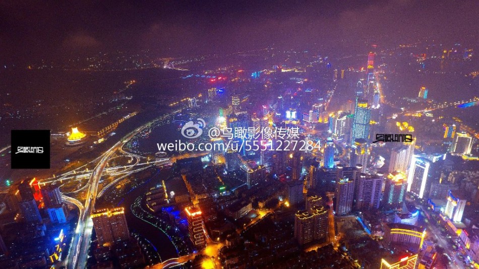 航拍下的南宁夜景究竟有多美