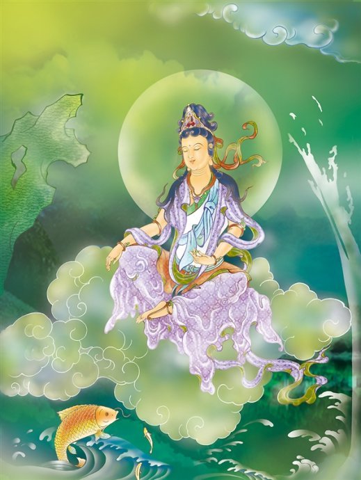 精美三十三观音圣像图