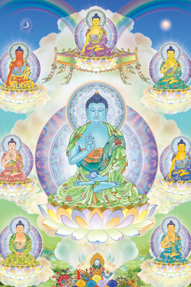 恭迎药师佛圣诞精美圣像集