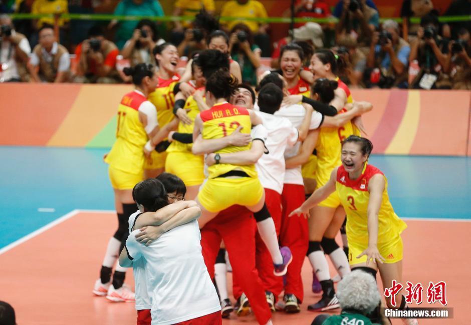 里约奥运会女排决赛图片
