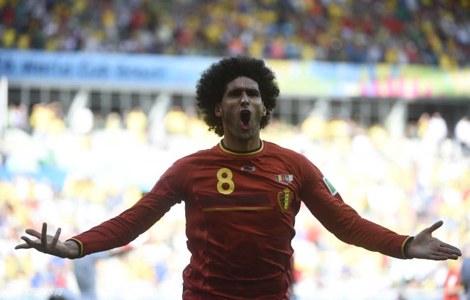 比利时VS阿尔及利亚 费莱尼 15_极力