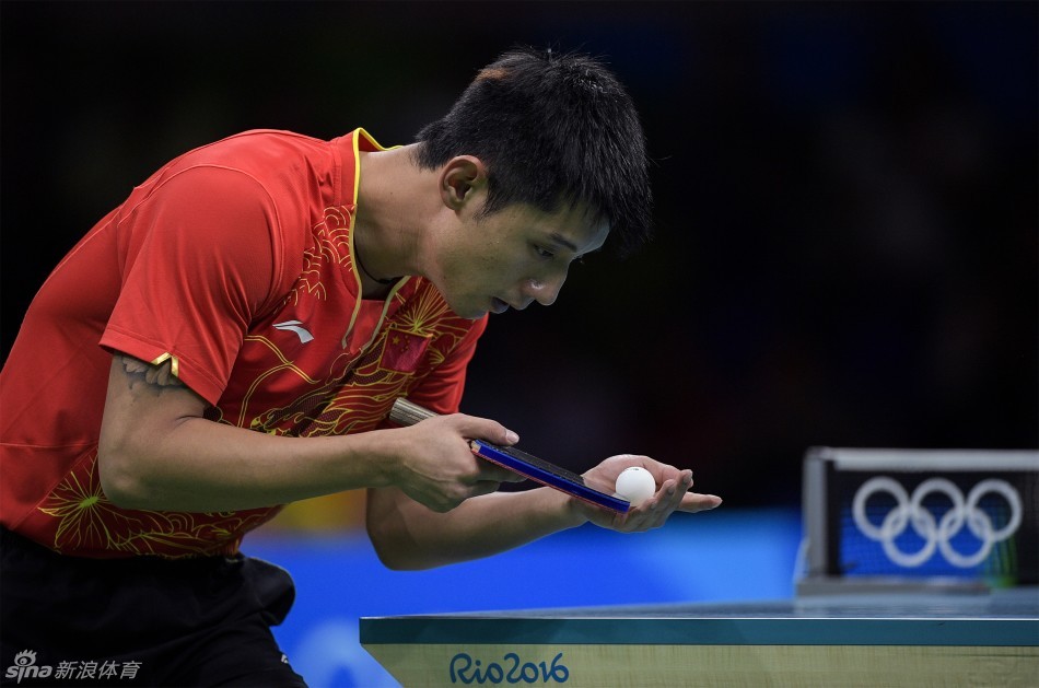 乒乓球男子单打张继科4比1 日本球员丹羽孝希