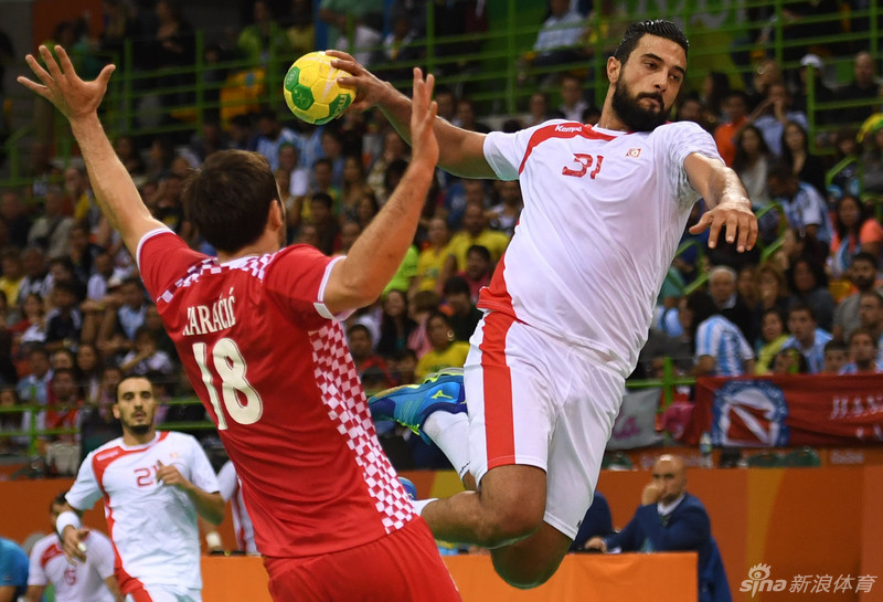 .球男子预选赛 突尼斯VS克罗地亚图片 187159