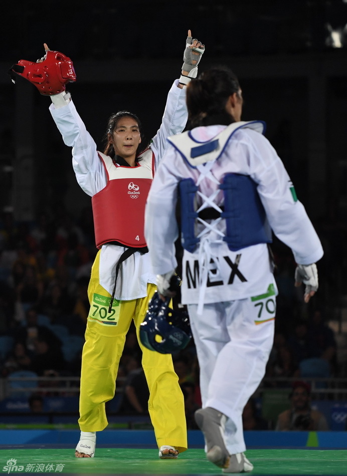 里约奥运会 跆拳道女子+67kg级郑姝音夺冠