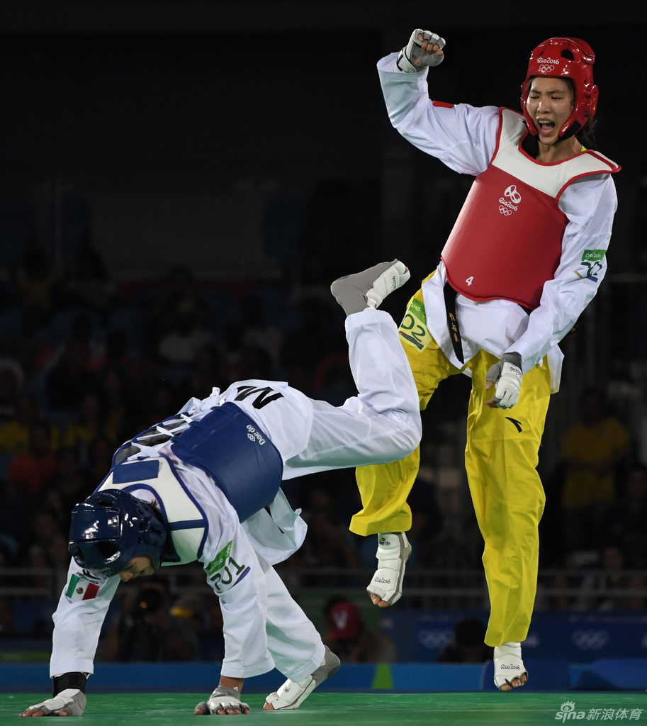 里约奥运会 跆拳道女子+67kg级郑姝音夺冠