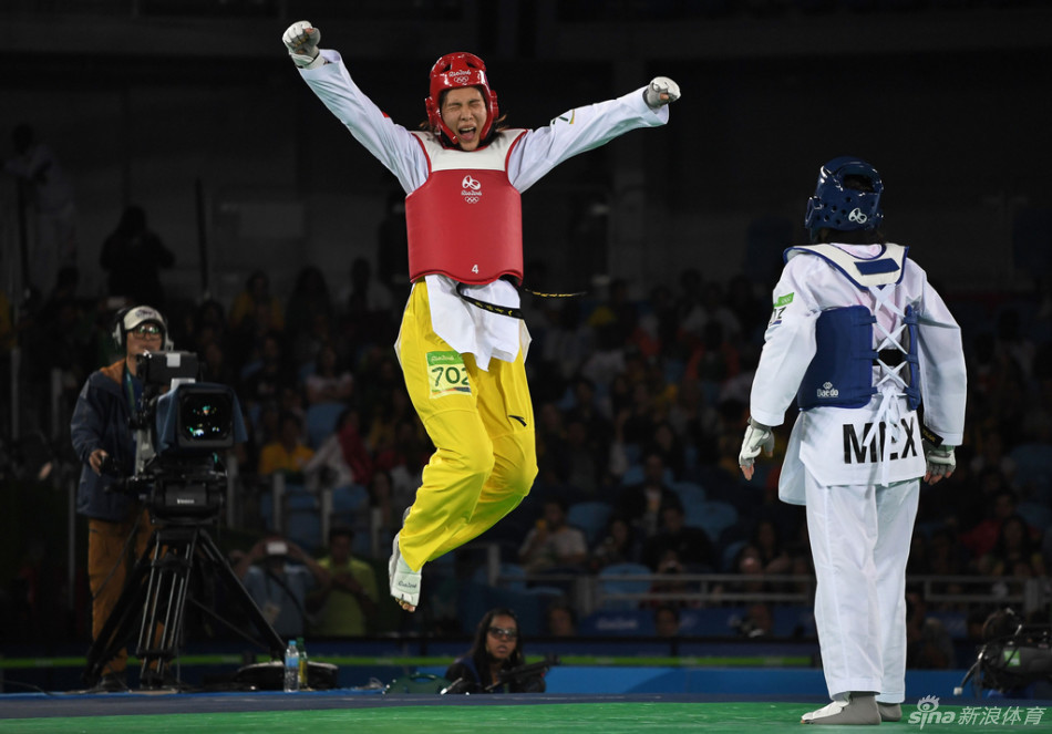 里约奥运会 跆拳道女子+67kg级郑姝音夺冠