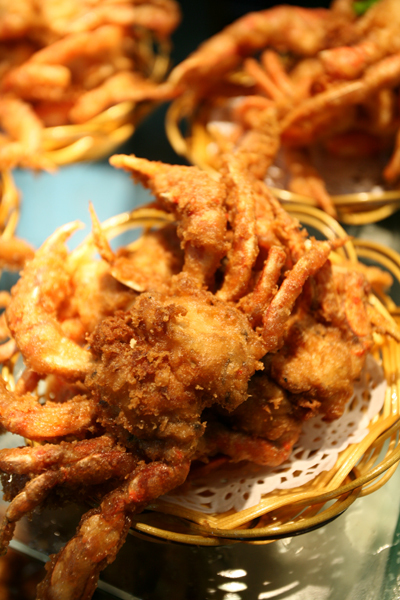 炸螃蟹排子挺香