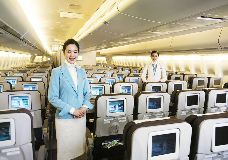 大韩航空经济舱座位
